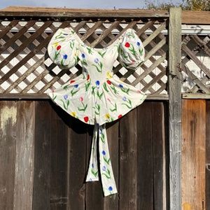 Fashion Brand Company Two-Lips Linen Romper